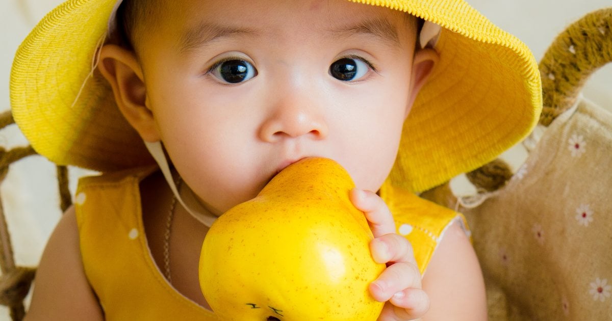 introducción fruta bebé